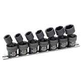 7 piece 3/8" Dr. SAE Swivel Impact socket set - 58101